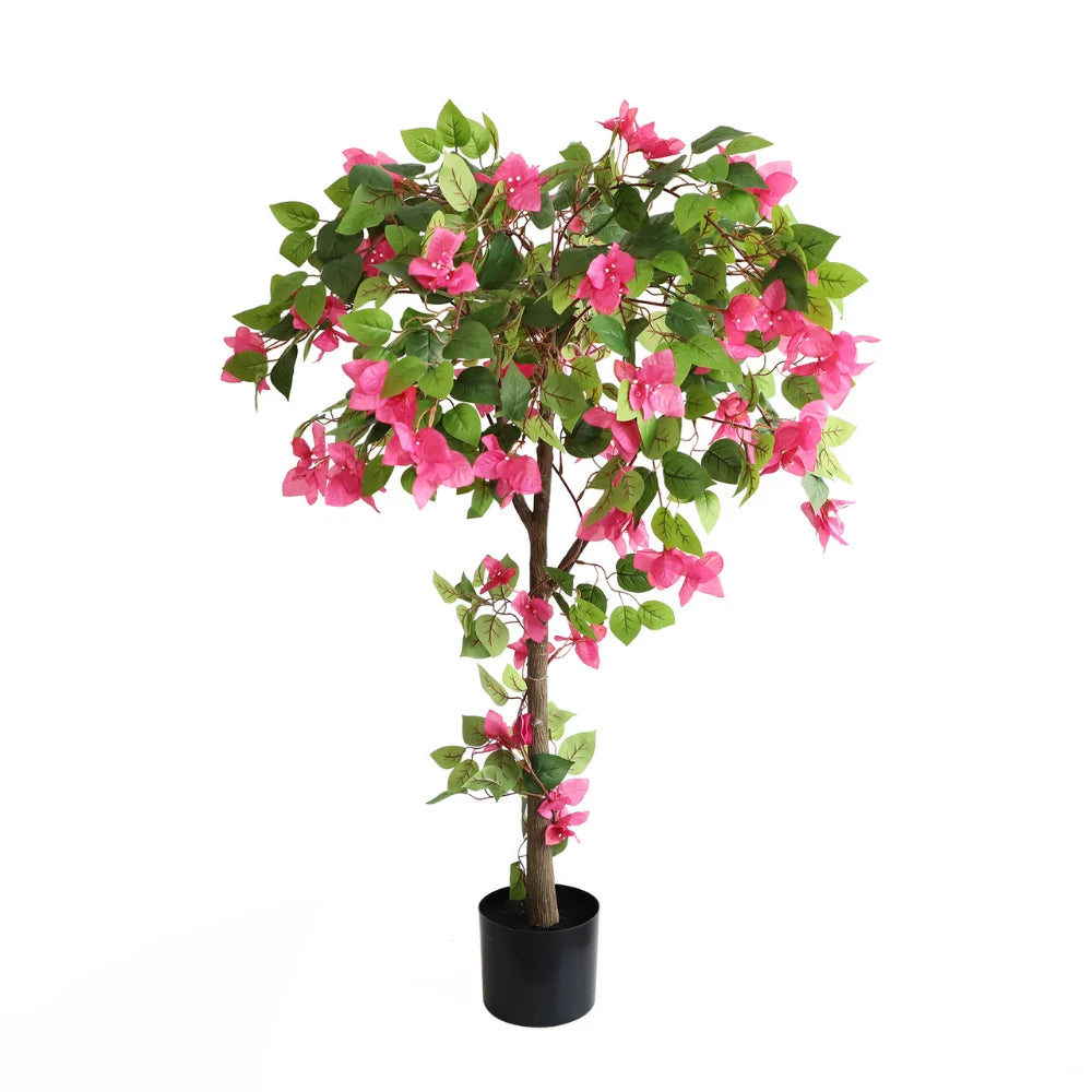 47in(3.9ft) Artificial Bougainvillea Flowers Tree
