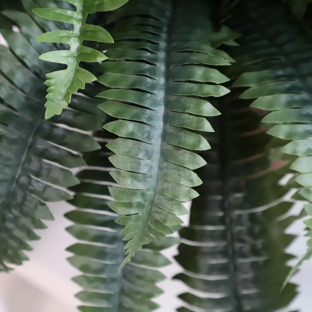 2 Pieces 48in(3.9ft) Artificial Boston Fern Plants momoplant