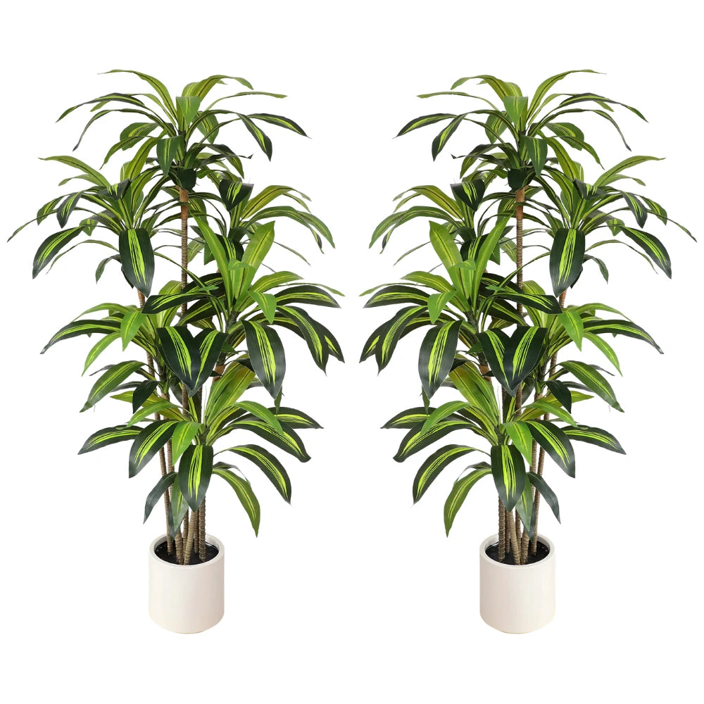 59in(4.9ft) Artificial Dracaena Faux Plant momoplant