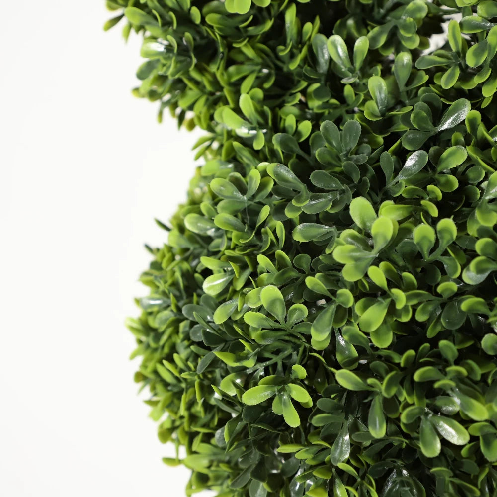 2 Pieces 36in(3ft) Artificial Topiary Rabbit Shapped Boxwood Tree momoplant
