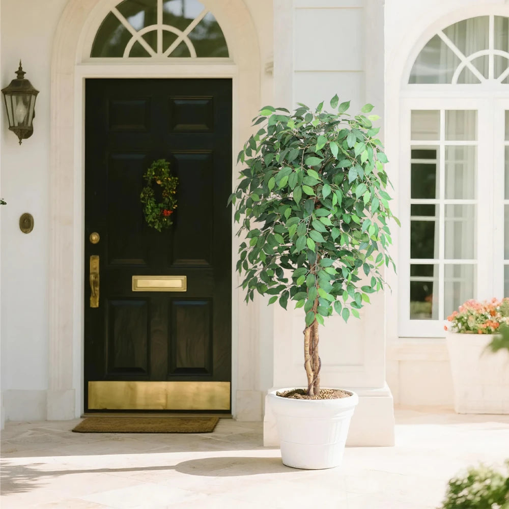 70in(6ft) Artificial Topiary Ficus Tree momoplant