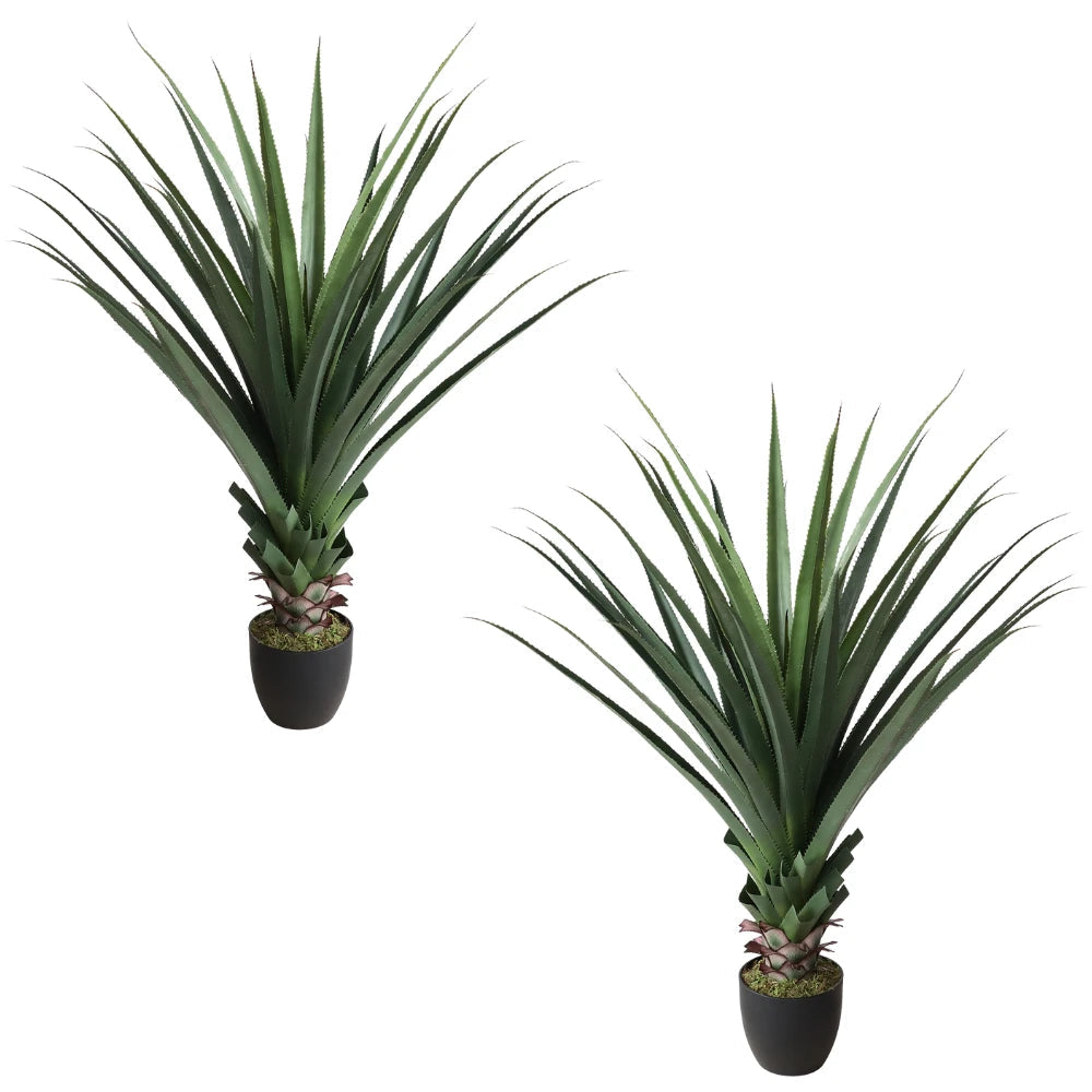 47in(3.9ft) Artificial Agave Sansevieria Snake Plant momoplant