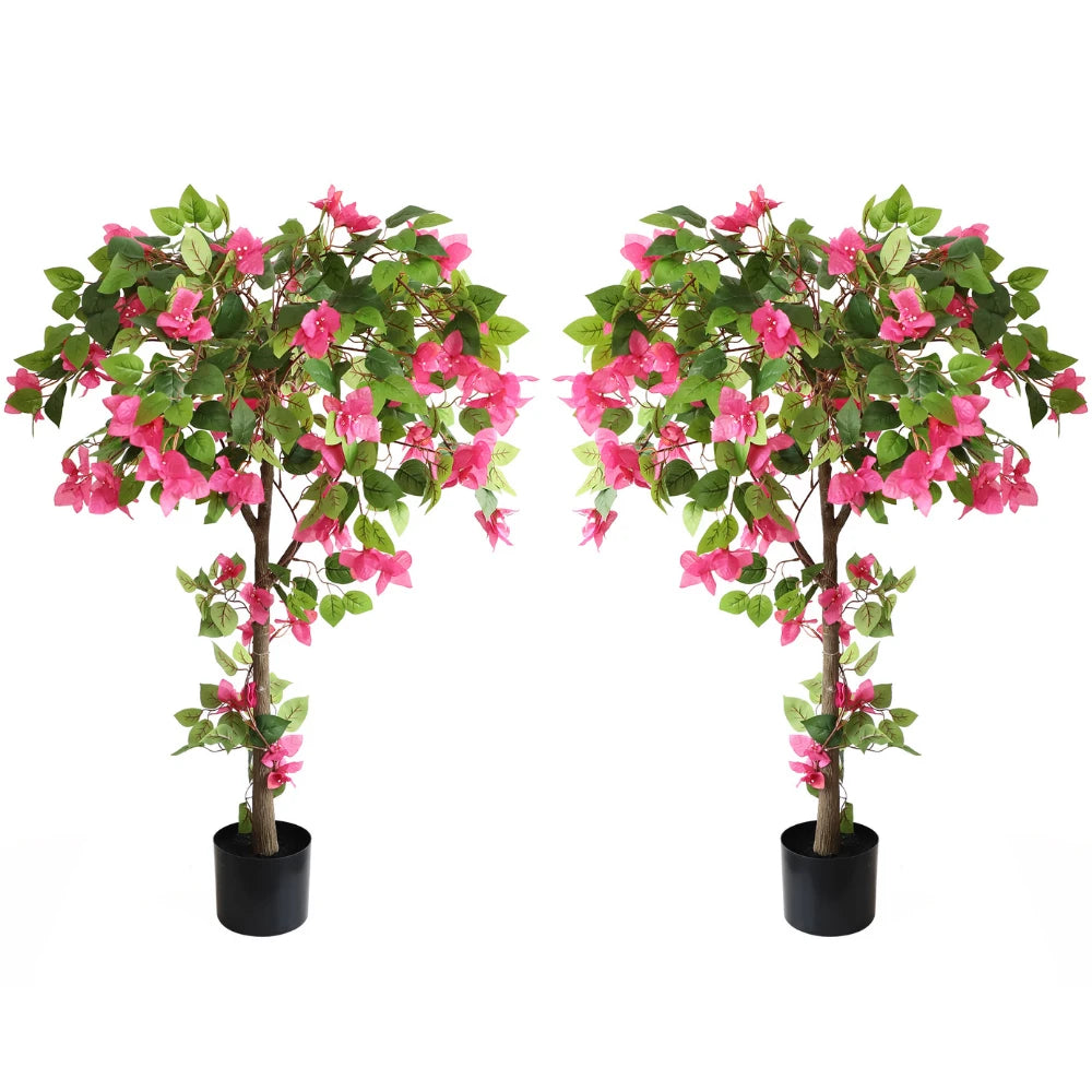 47in(3.9ft) Artificial Bougainvillea Flowers Tree