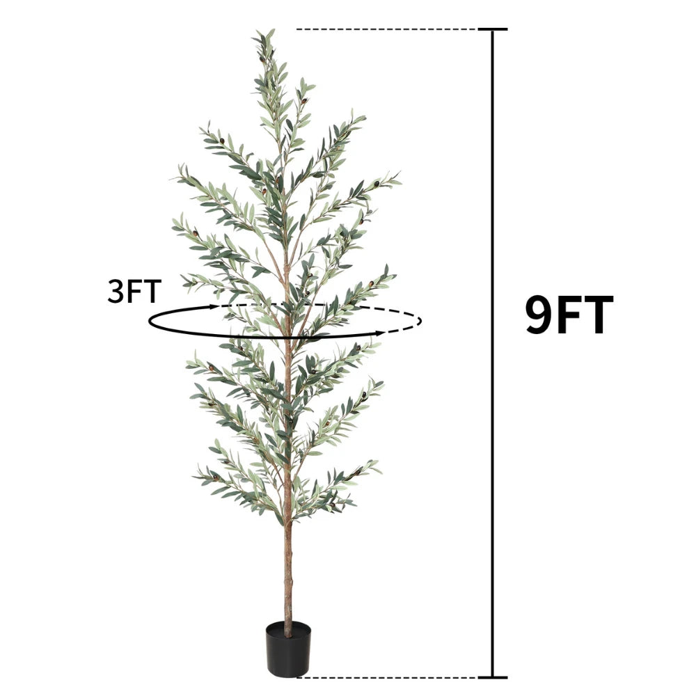 108in(9ft) Artificial Olive Tree momoplant