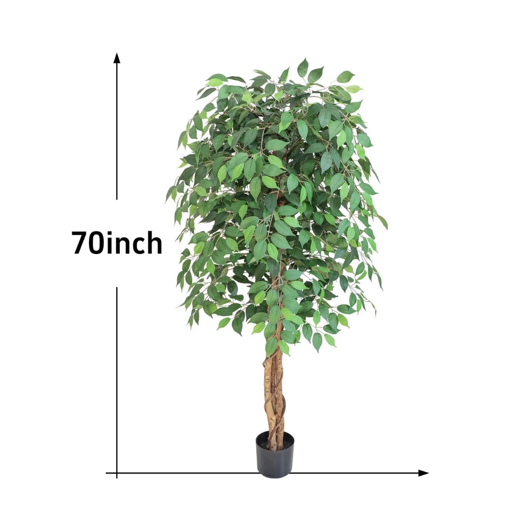 70in(6ft) Artificial Topiary Ficus Tree momoplant
