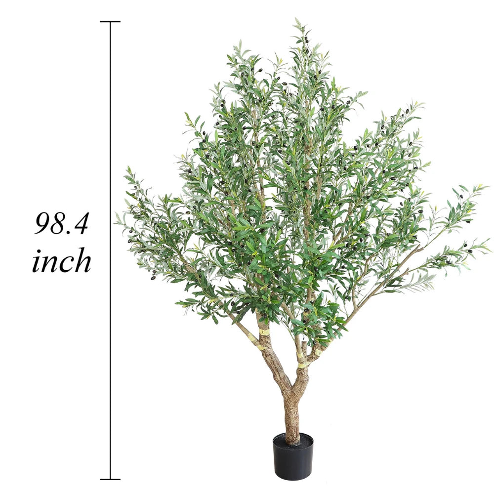 98.4in(8.2ft) Artificial Olive Faux Tree momoplant