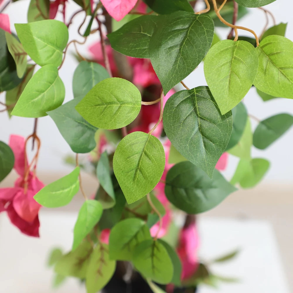 83in(6.9ft) Artificial Bougainvillea Flowers Topiary Tree