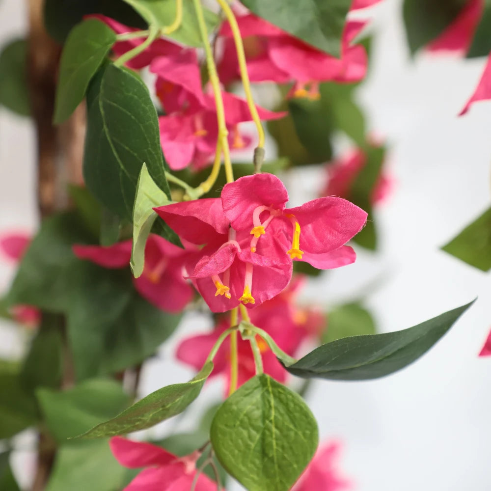 47in(3.9ft) Artificial Bougainvillea Flowers Faux Tree