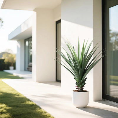 47in(3.9ft) Artificial Agave Sansevieria Snake Plant momoplant