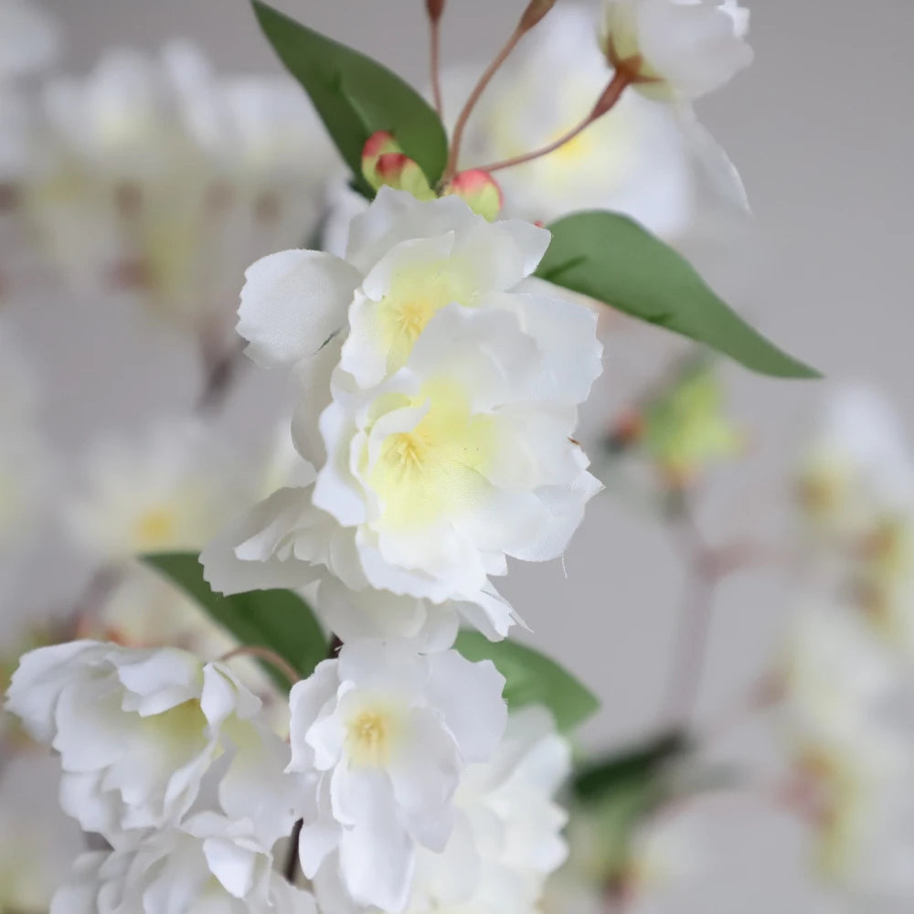 50in(4.2ft) Artificial White Cherry Blossom Tree