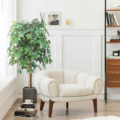 63in(5.2ft) Artificial Topiary Ficus Tree momoplant