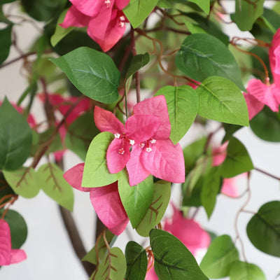 47in(3.9ft) Artificial Bougainvillea Flowers Tree momoplant