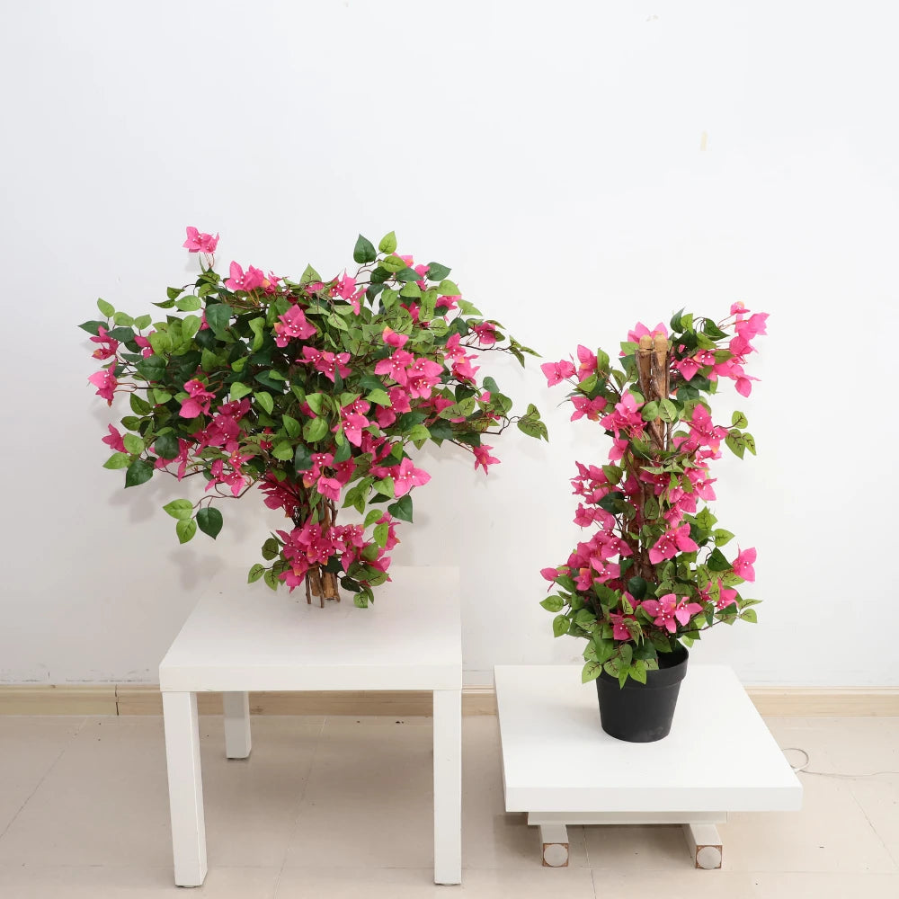 63in(5.2ft) Artificial Bougainvillea Flowers Tree
