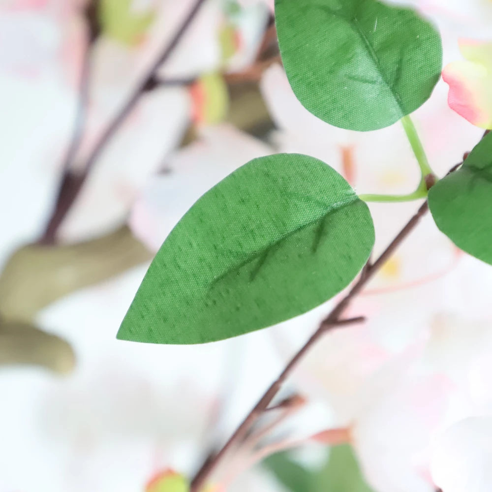 50in(4.2ft) Artificial Pink Cherry Blossom Tree