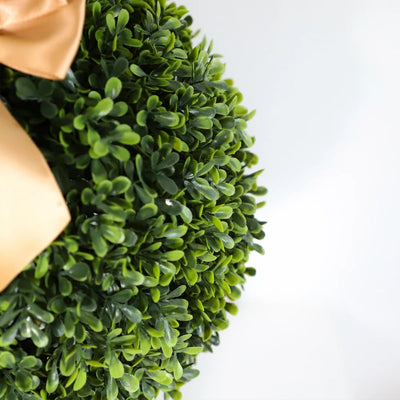 2 Pieces 36in(3ft) Artificial Topiary Rabbit Shapped Boxwood Tree momoplant