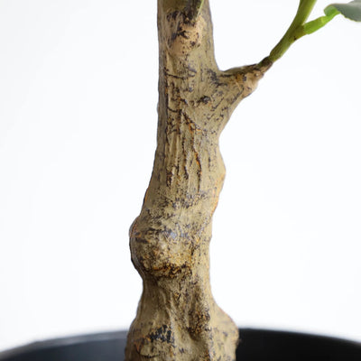 2 Pieces 31.5in(2.6ft) Artificial Topiary Yellow Camellia Tree momoplant