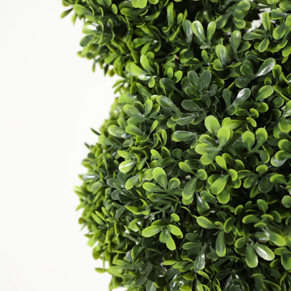 2 Pieces 36in(3ft) Artificial Topiary Rabbit Shapped Boxwood Tree momoplant