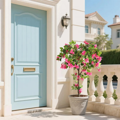 47in(3.9ft) Artificial Bougainvillea Flowers Tree