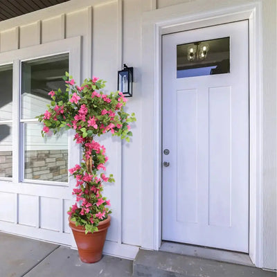 63in(5.2ft) Artificial Bougainvillea Flowers Tree momoplant