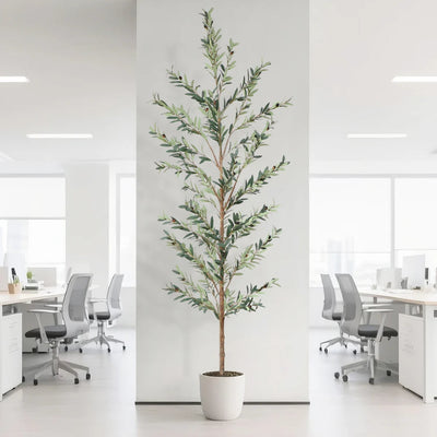 108in(9ft) Artificial Olive Tree momoplant
