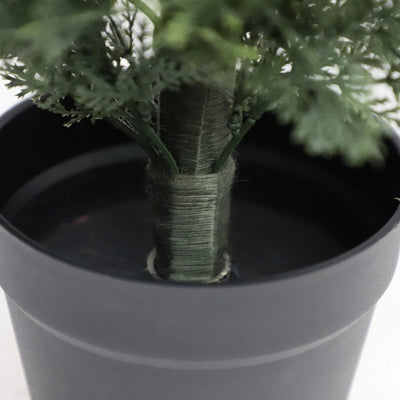 2 Pieces 37in(3.1ft) Artificial Topiary Cedar Trees momoplant