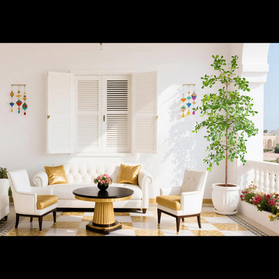 82.6in (6.88ft) Artificial Olive Tree