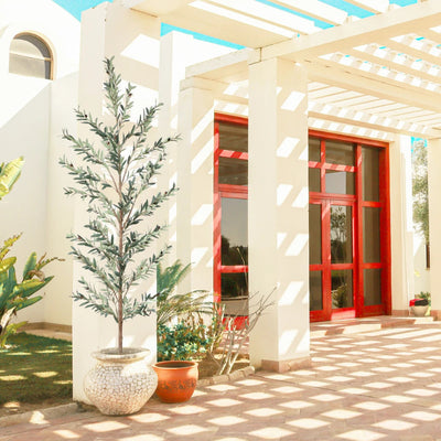 108in(9ft) Artificial Olive Tree momoplant