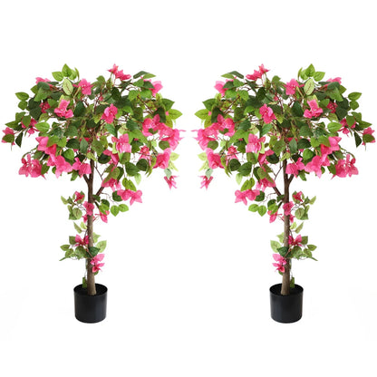 47in(3.9ft) Artificial Bougainvillea Flowers Tree