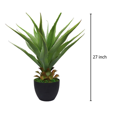 27in(2.2ft) Artificial Agave Sansevieria Snake Plant momoplant
